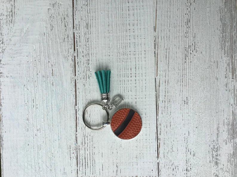 Authentic Baseball Key chain with seams