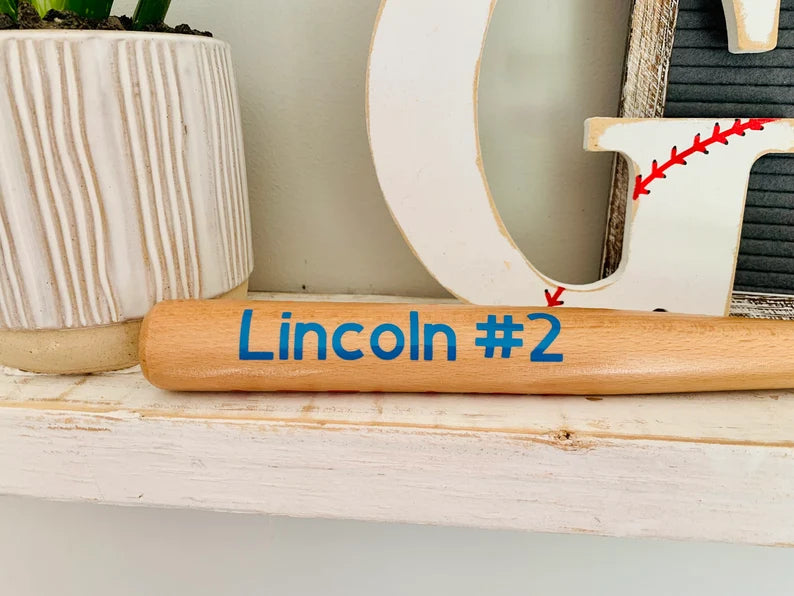 Real Wood Bat Personalized (18in)