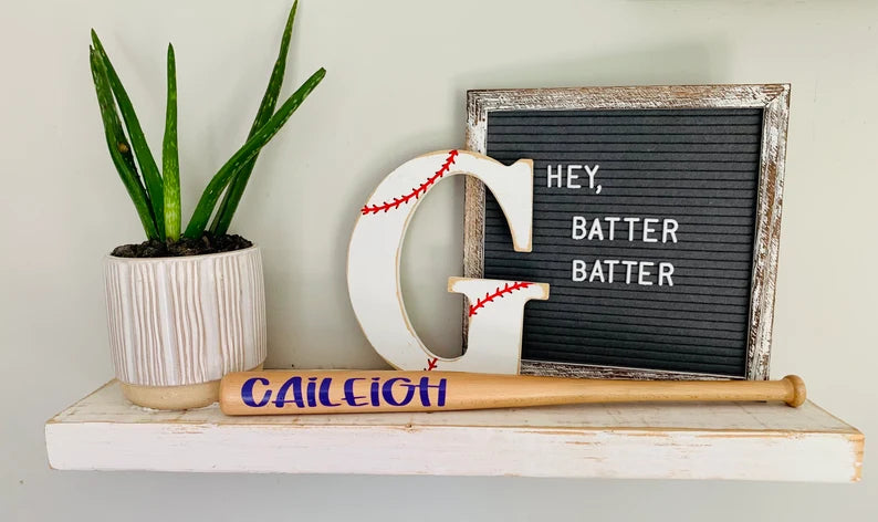 Real Wood Bat Personalized (18in)