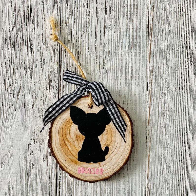 Personalized Wooden Pet Ornament