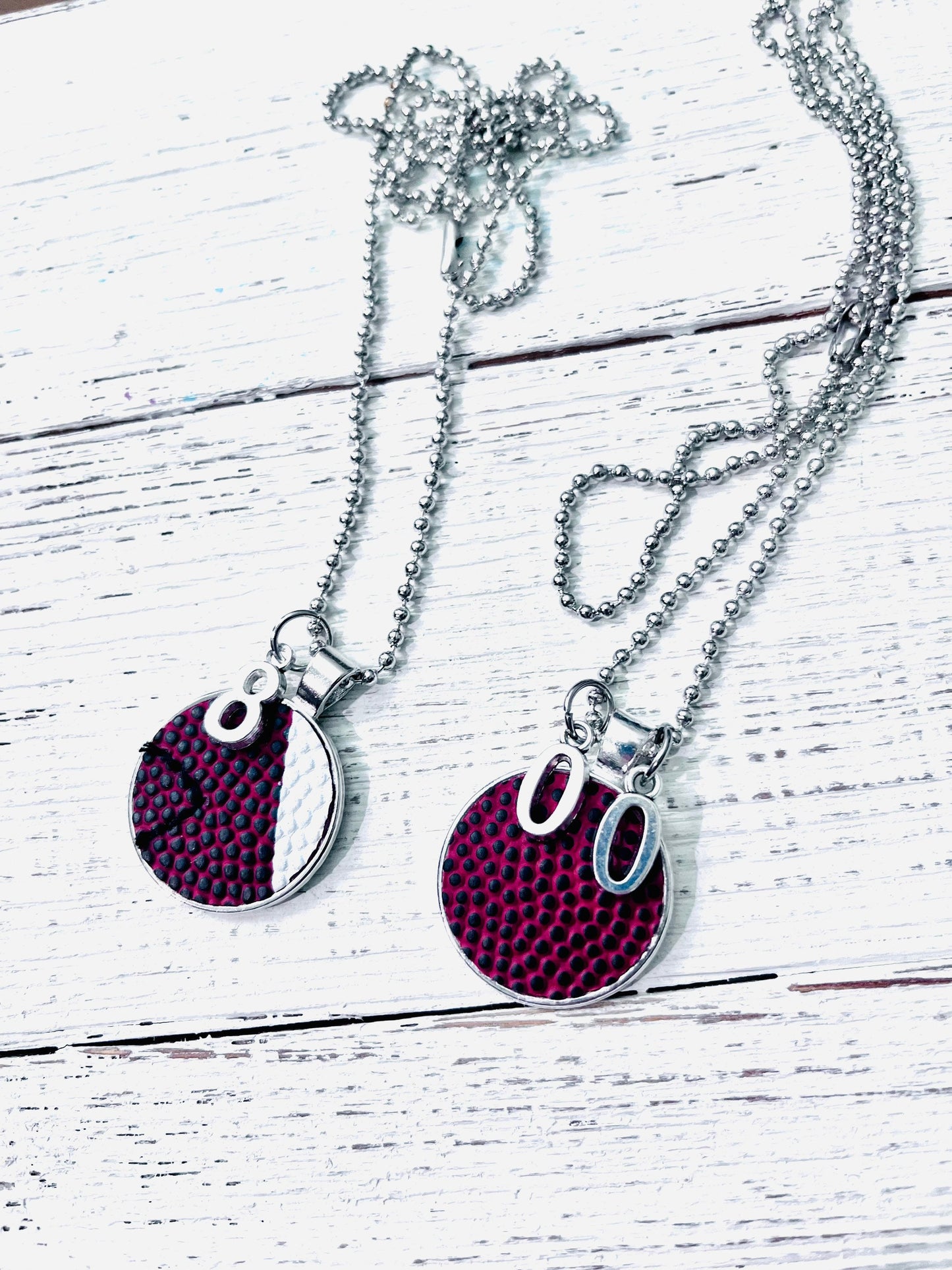 Personalized Authentic Football Necklaces