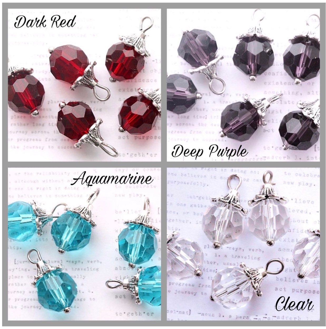 Custom Baseball/Softball Bangle Bracelet with Four Charm Selections