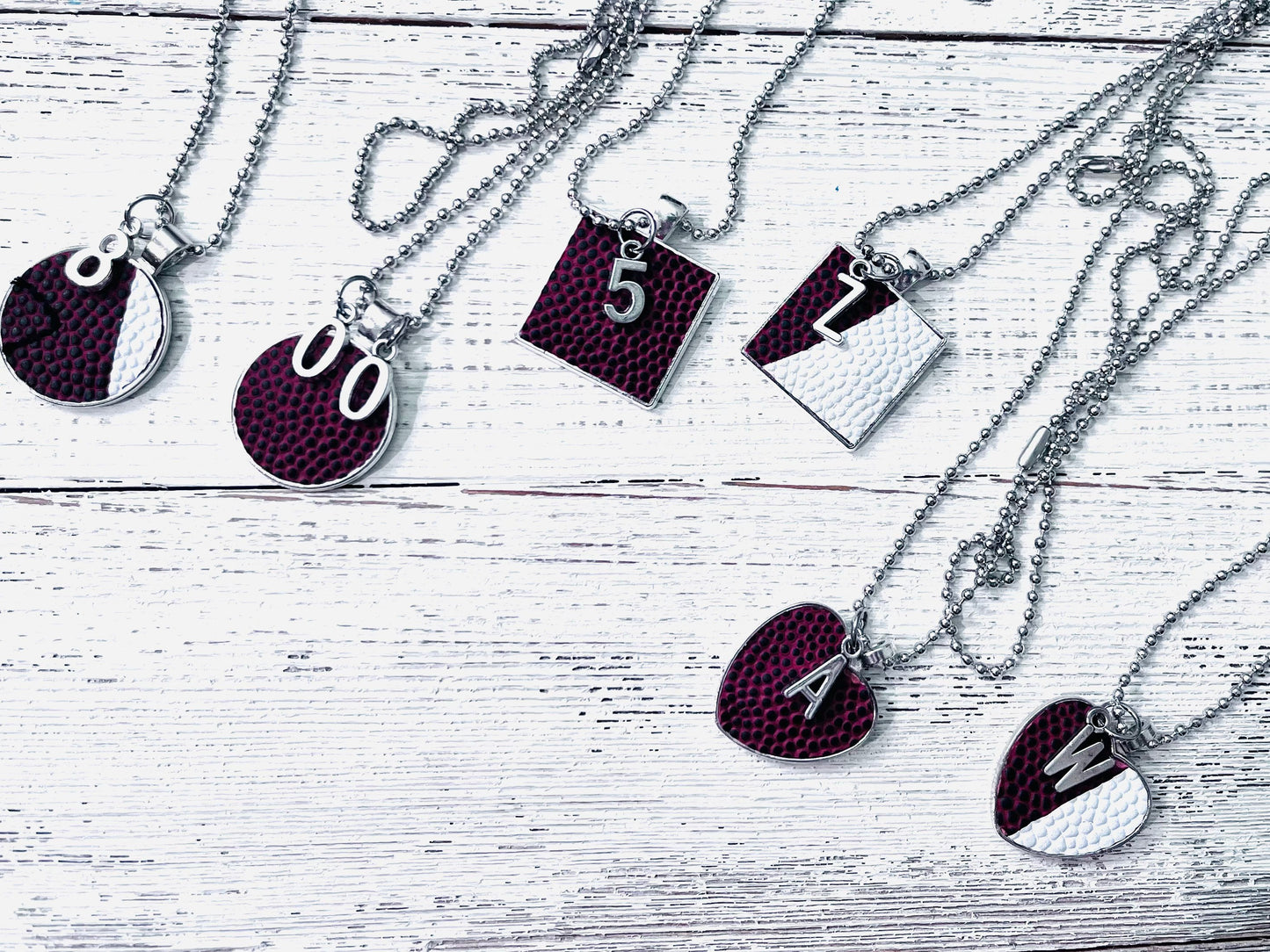 Personalized Authentic Football Necklaces
