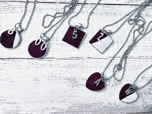 Personalized Authentic Football Necklaces