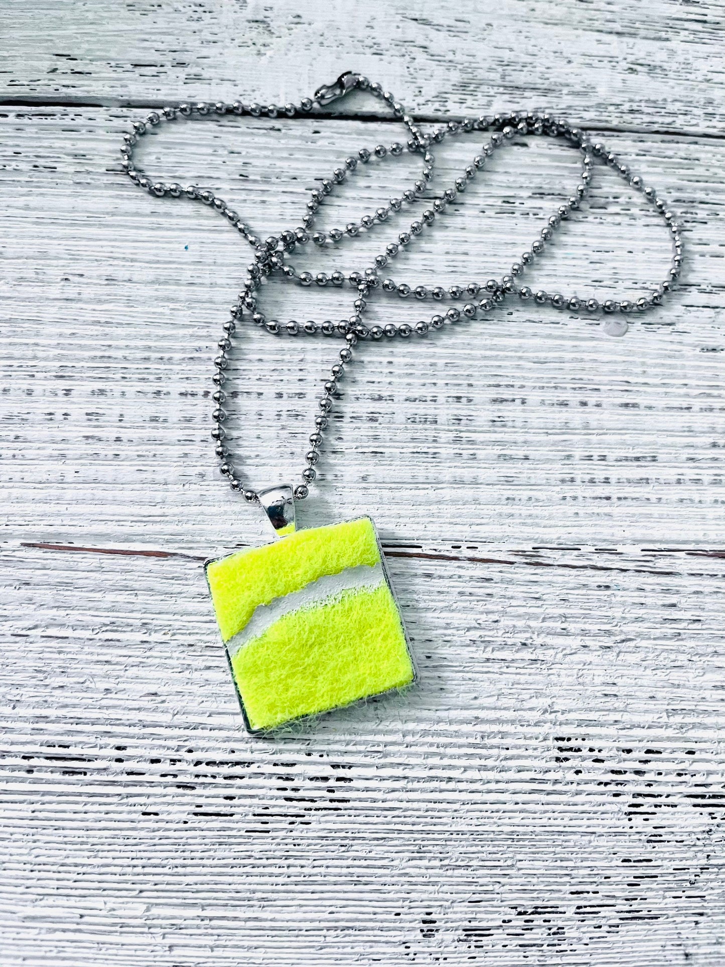Authentic Tennis Ball Necklace