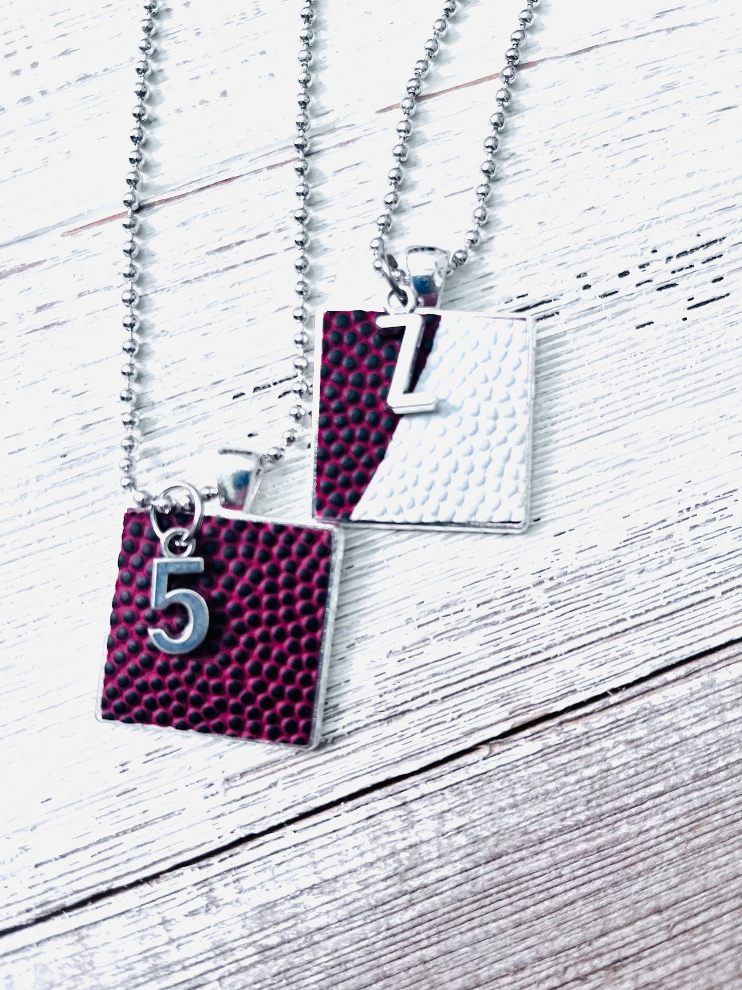 Personalized Authentic Football Necklaces