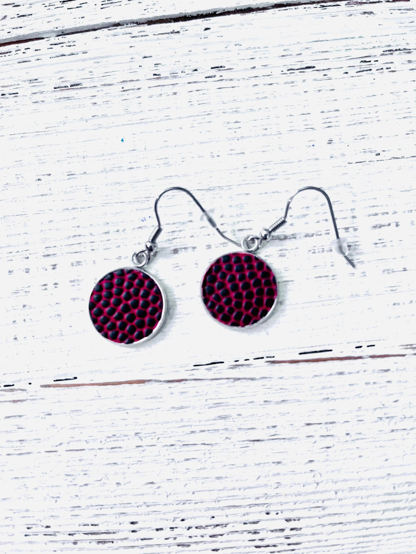 Authentic Football Earrings