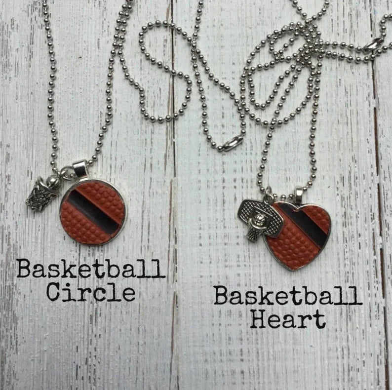 Authentic Sports Ball Pendant Necklaces - Baseball, Softball, Football