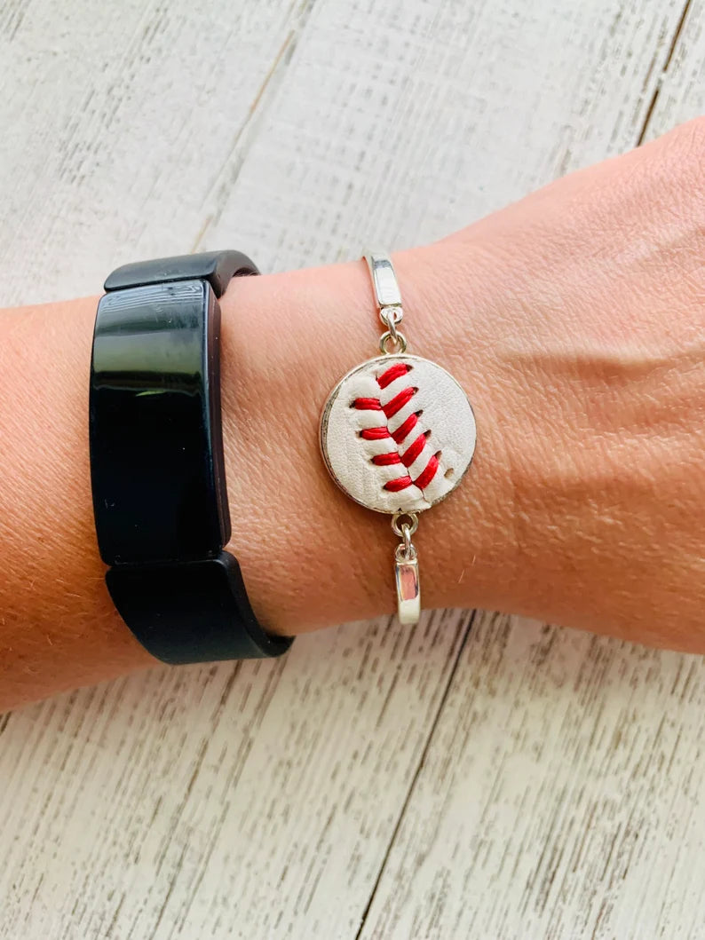 Genuine Baseball Lace Bracelet - Sports Fan Accessory