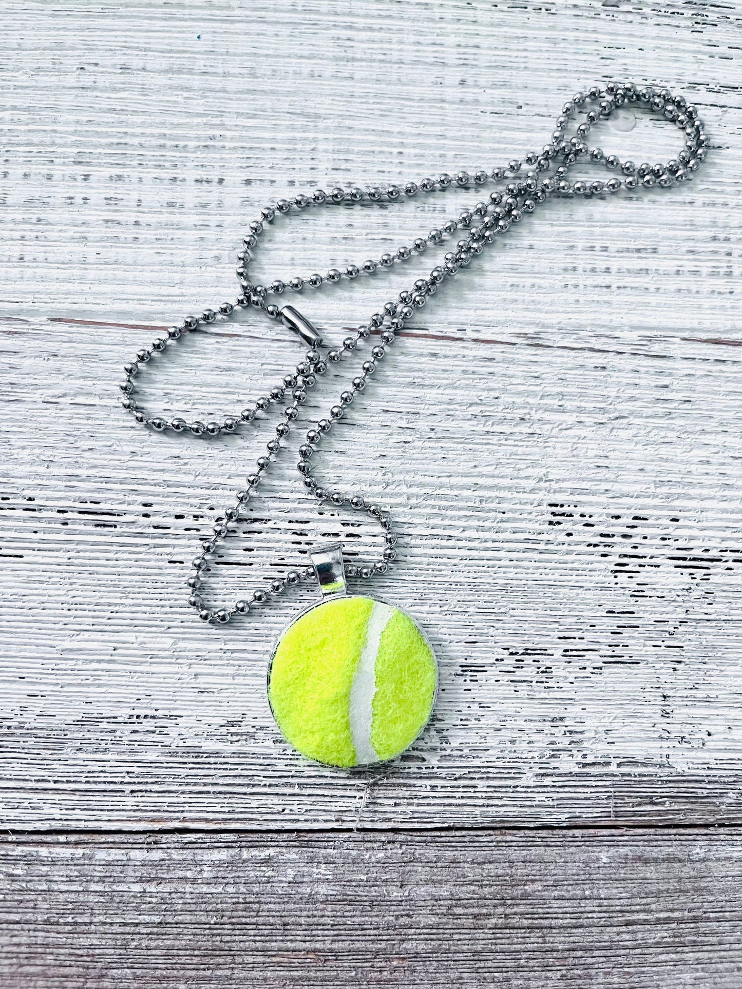 Authentic Tennis Ball Necklace