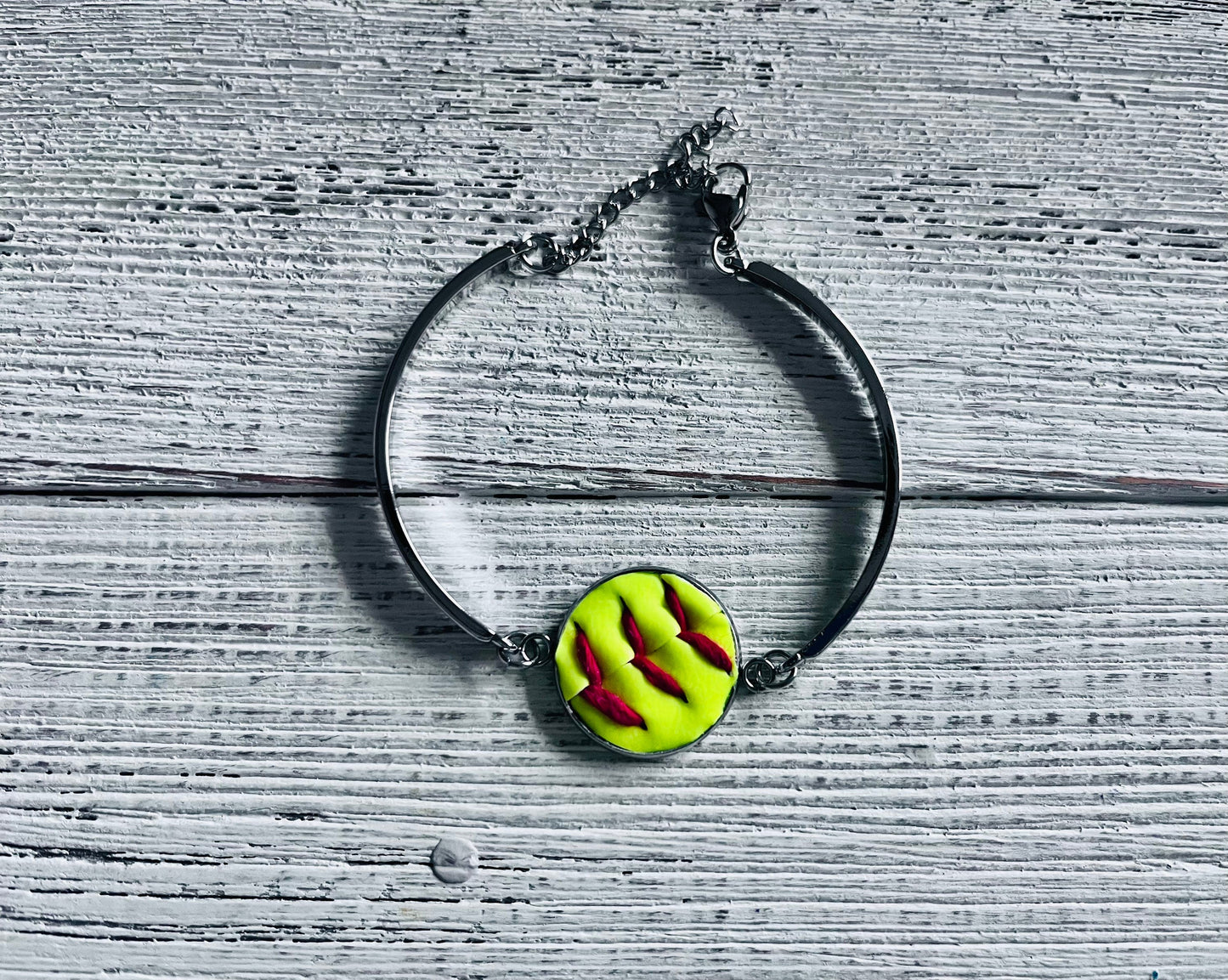 Genuine Softball Bracelet - Sports Fan Accessory